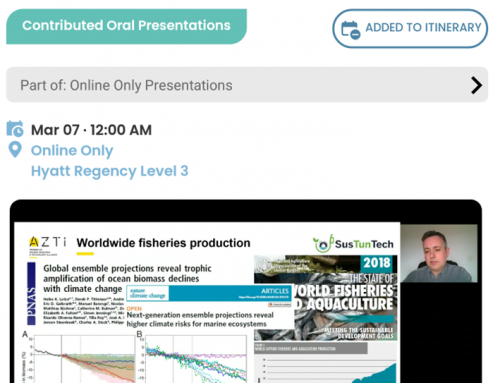 SusTunTech at World Fisheries Conference in Seattle (3-7 March)