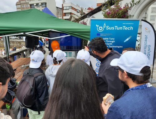 SusTunTech present with its own stand at the V Baiona Solar Regatta of schools